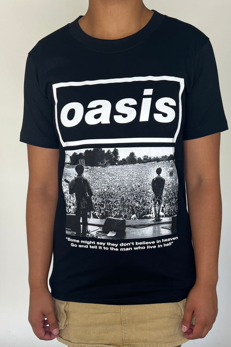 T-shirt Oasis Ufficiale Tour 1996 Righe Blu Suoneria Nuova S M L XL XXL - Foto 9