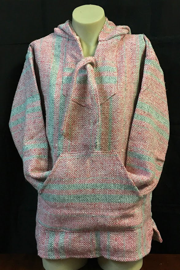 Baja Hoodie Soft Pink / Grey
