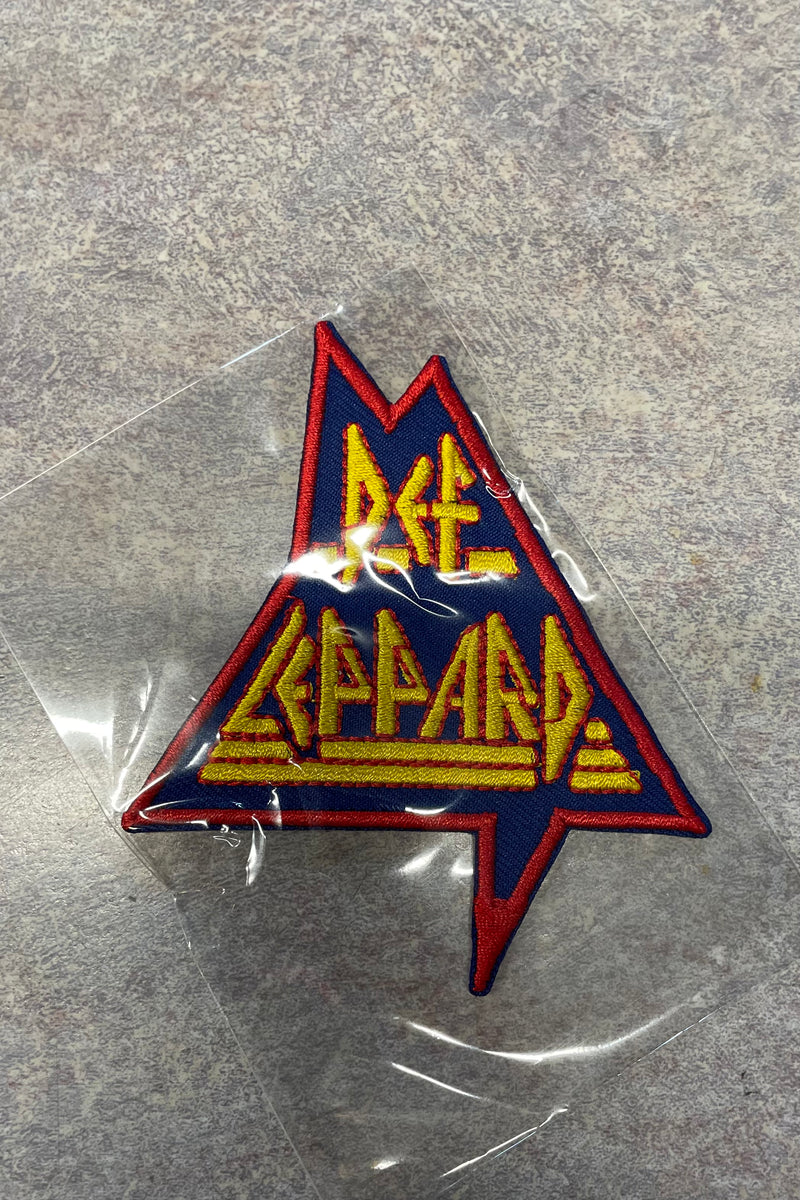Razamataz Def Leppard Patch Aufnäher – HIGH 'N' DRY Logo, 10x5 Cm, Zum Aufnähen Auf Jacke Oder Tasche