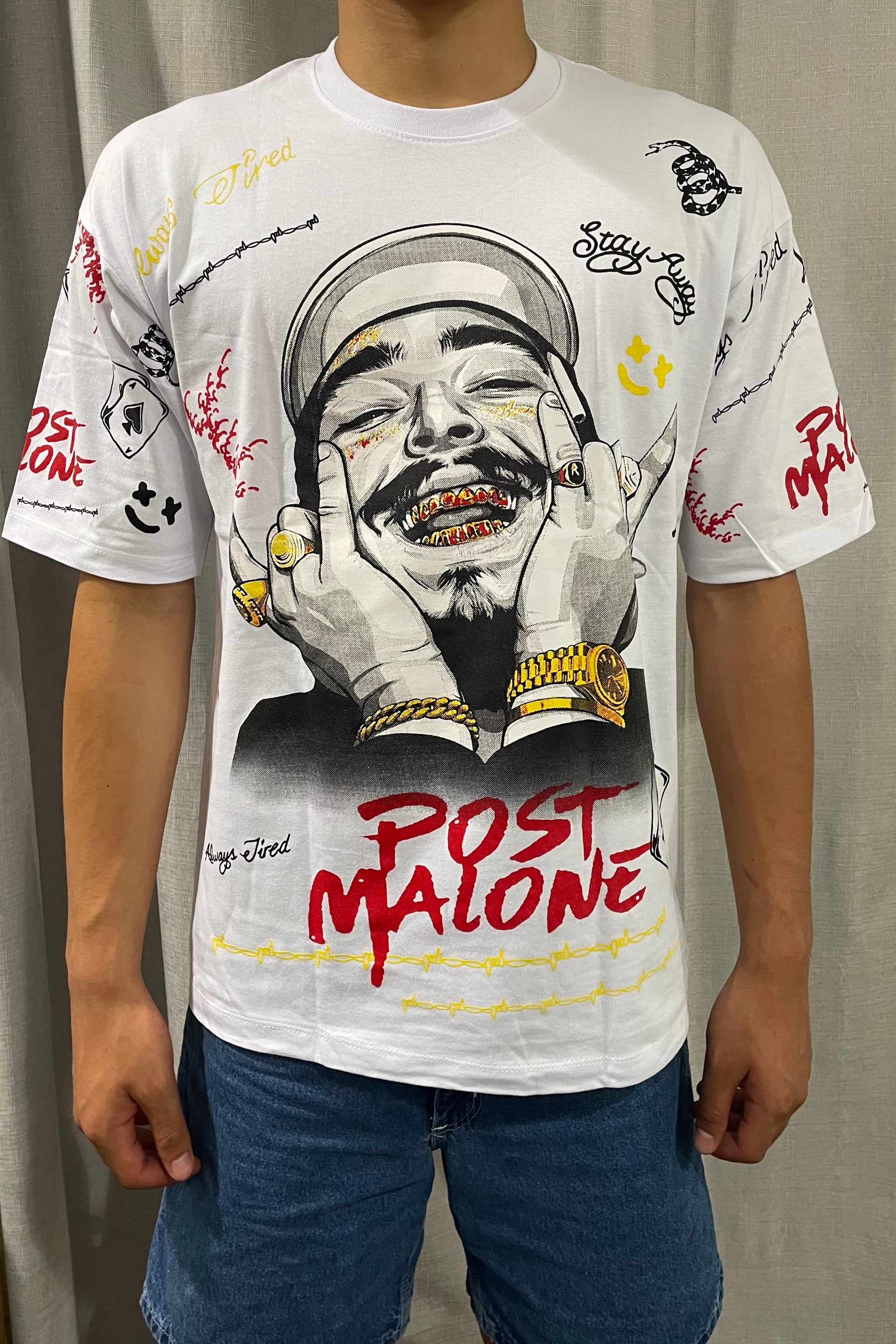 Post Malone White TShirt