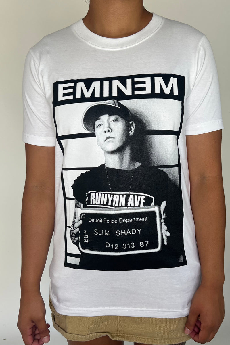 Eminem White - Mug Shot TShirt