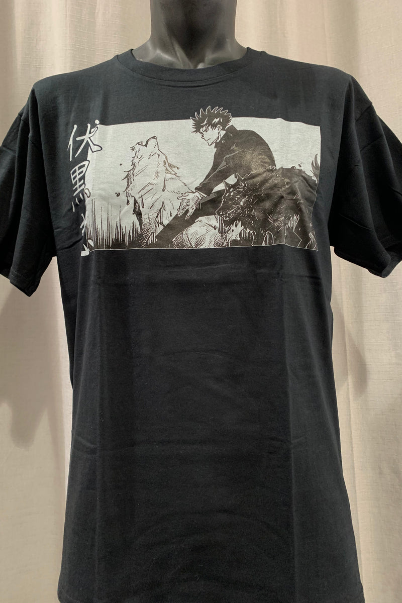 T-shirt Jujutsu Kaisen <br> Megumi Fushiguro Loup