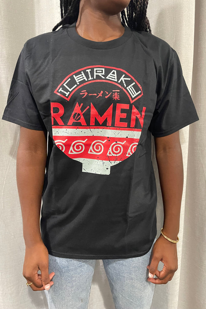 T-Shirt Enfant Naruto Ichiraku Ramen Shop - Officiel - 100% Coton Confortable