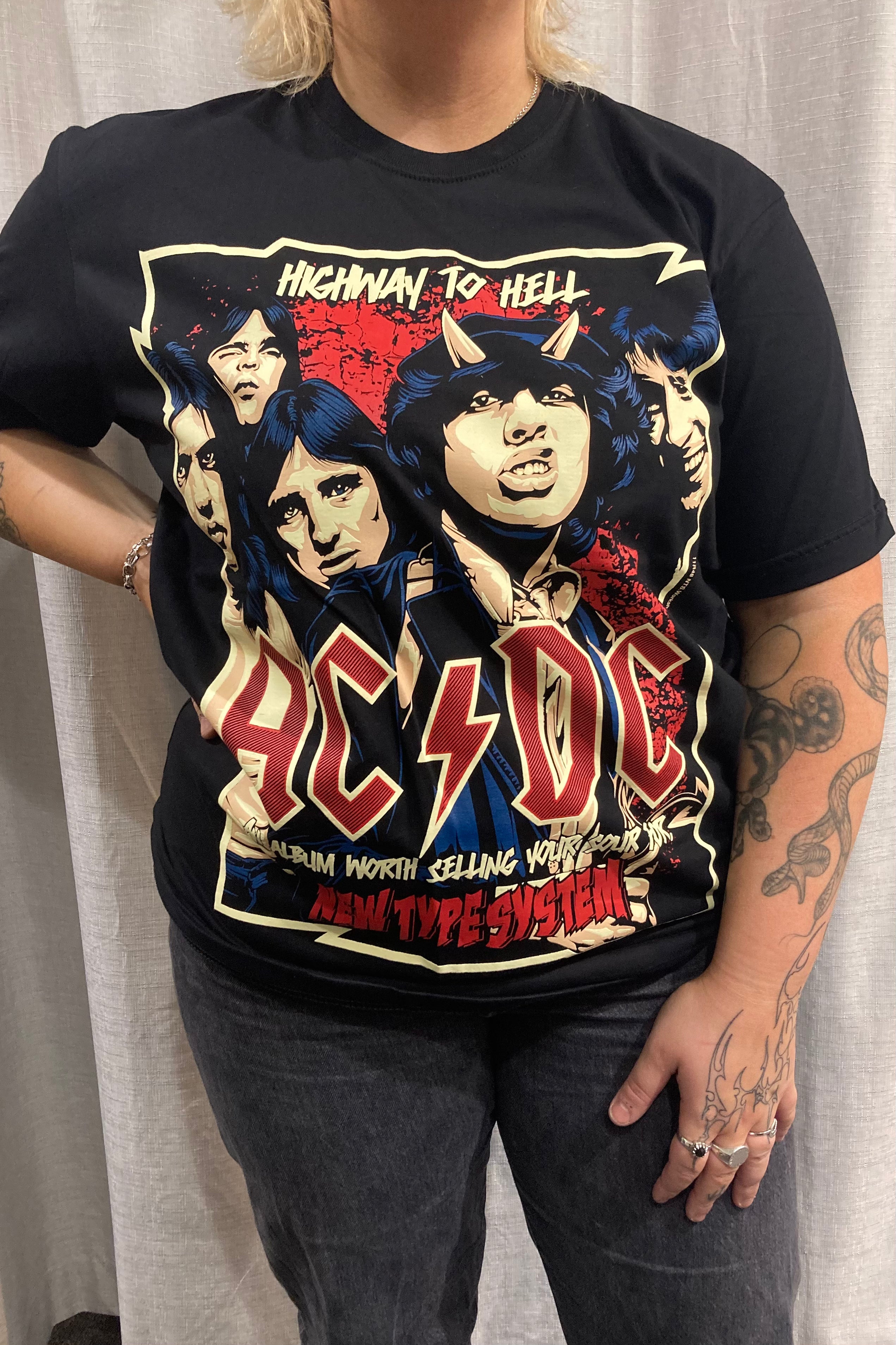 Acdc t shirt nz sale