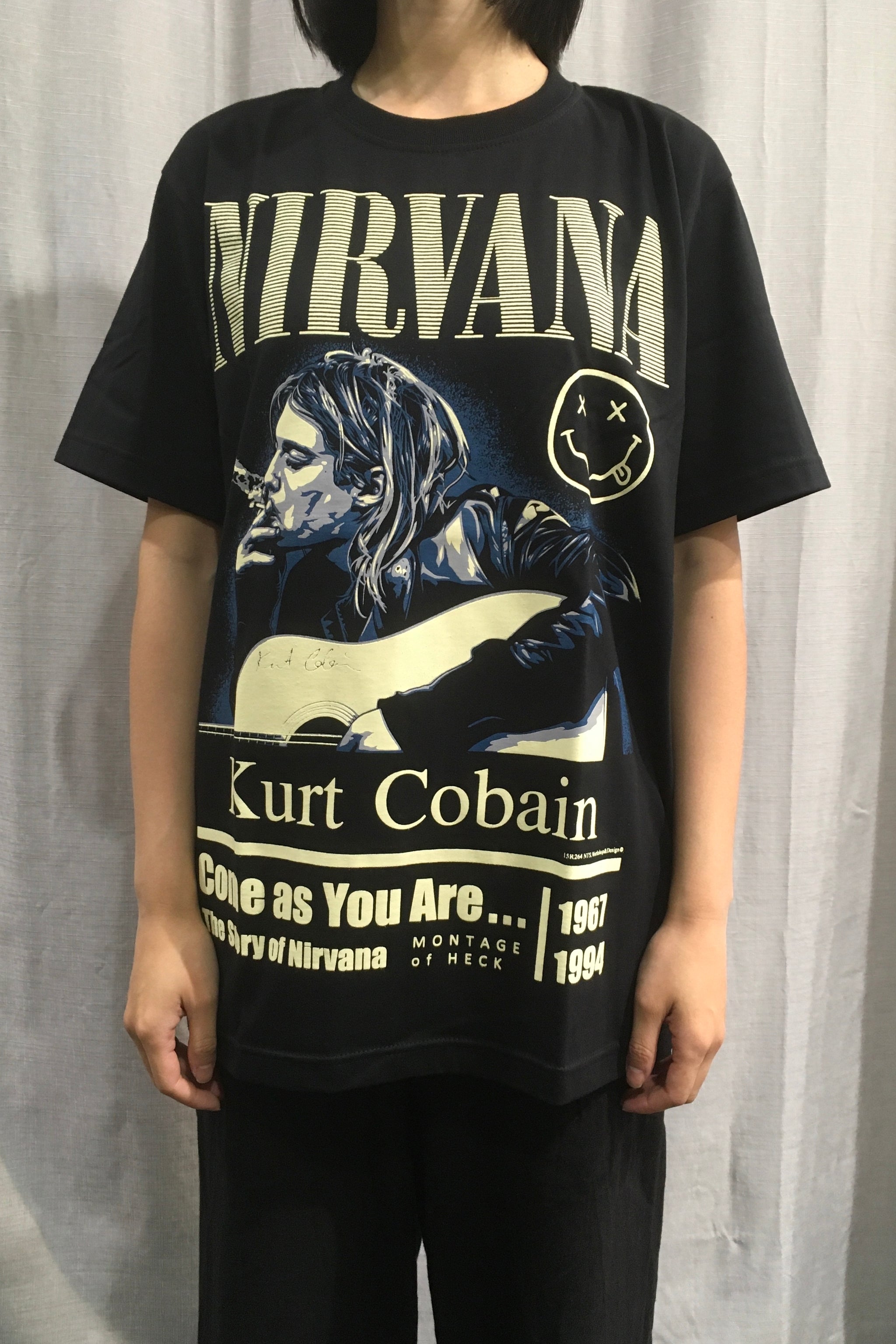 Nirvana kurt cobain t shirt best sale